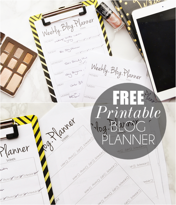 Free-blog-planner-printable