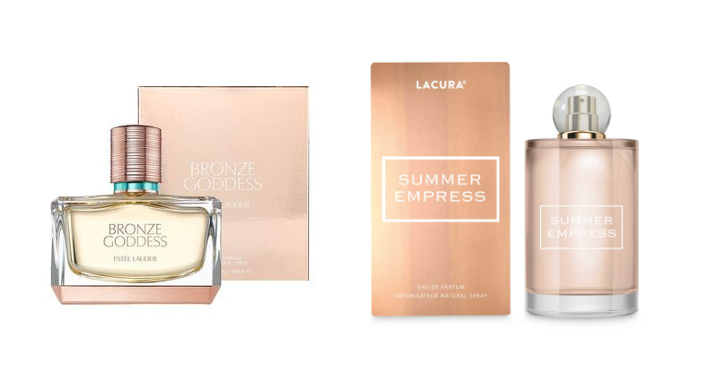 Estee-Lauder-Bronze-goddess-Lacura-dupe